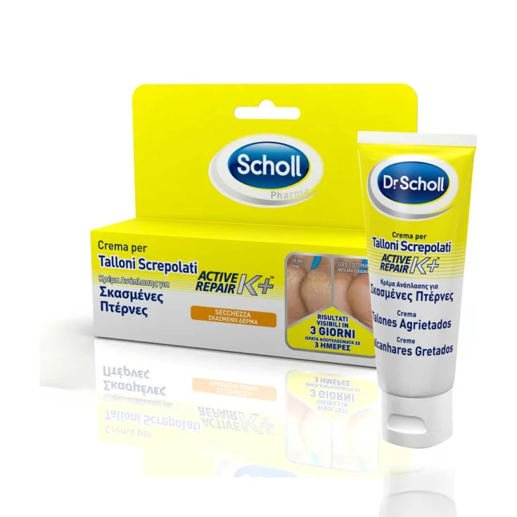 Active Repair K + Scholl Cracked Heel Cream 60ml