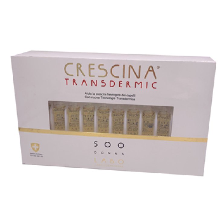 Crescina Transdermic Regrowth 500 Woman Labo 40 Vials