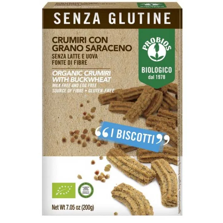 Probios Gluten Free Buckwheat Crumiri 200g