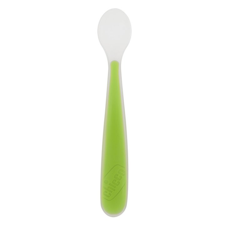 Soft Silicone Spoon 6m + Chicco® Green