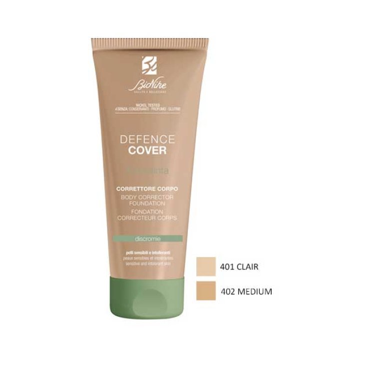 Defense Cover Foundation Corrector Body 401 Claire BioNike 75ml