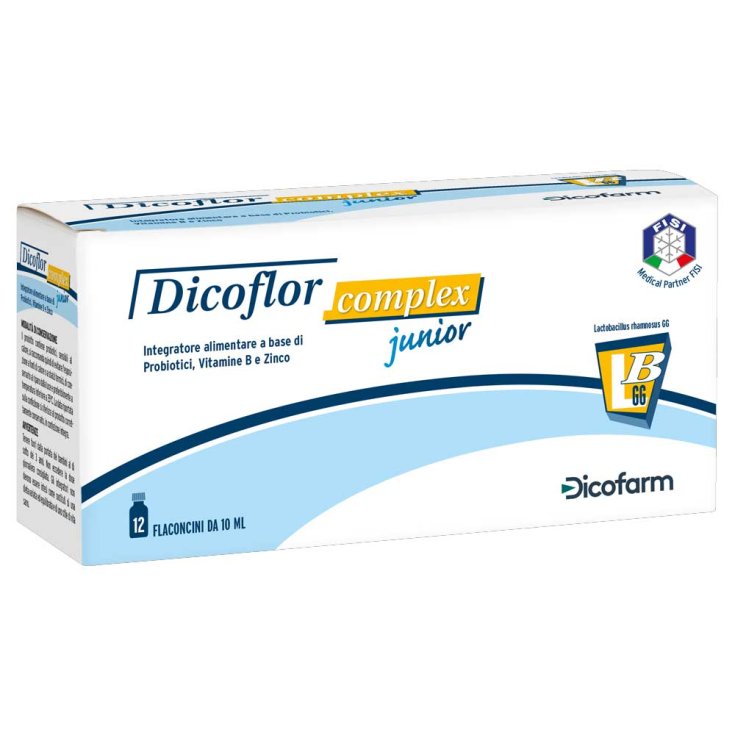 Dicoflor Complex Junior Dicofarm 12 Bottles Of 10ml