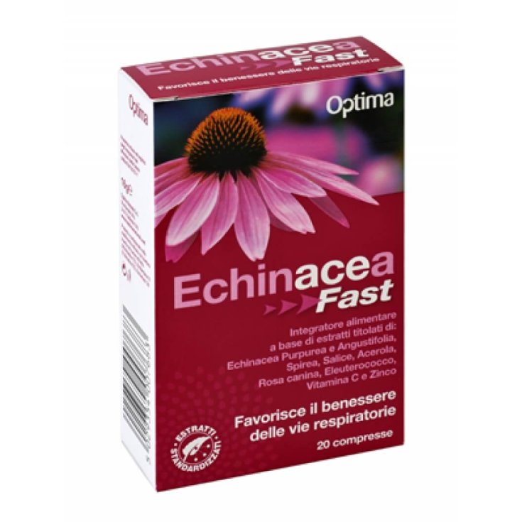 Echinacea Fast Optima Naturals 20 Tablets