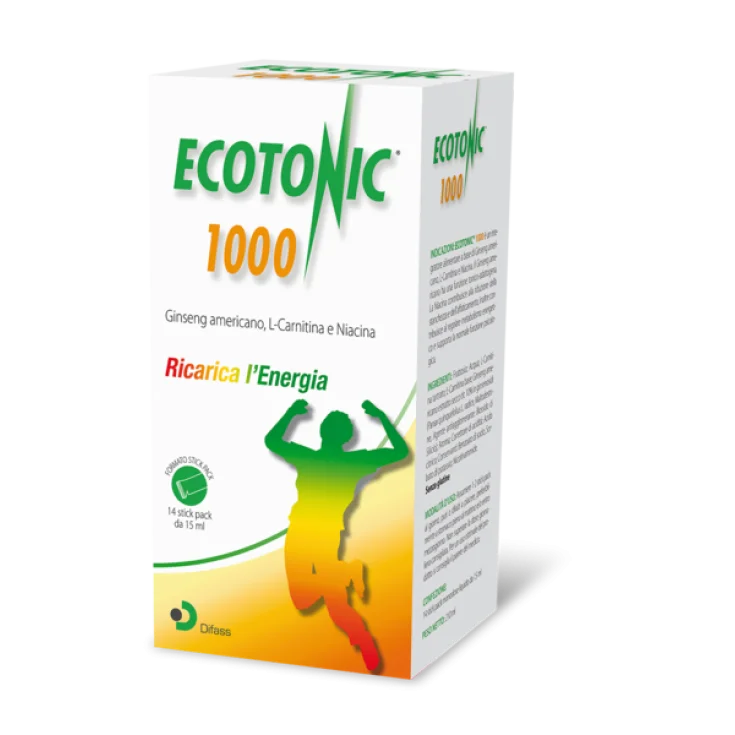 Ecotonic® 1000 Difass 14 Stick Pack Of 15ml