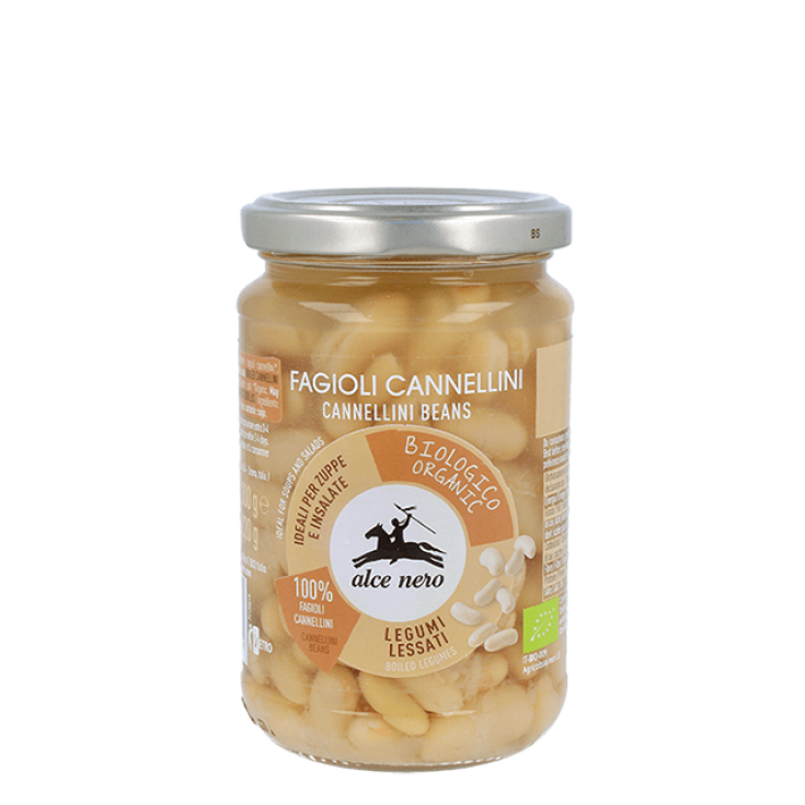 Alce Nero Organic Boiled Cannellini Beans 300g