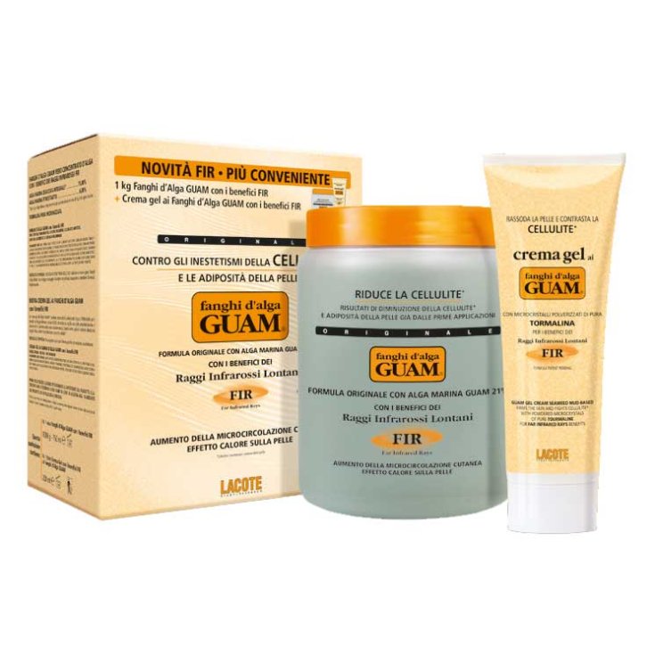 Guam FIR Seaweed Mud Convenience Format 1Kg + Gel Cream 200ml