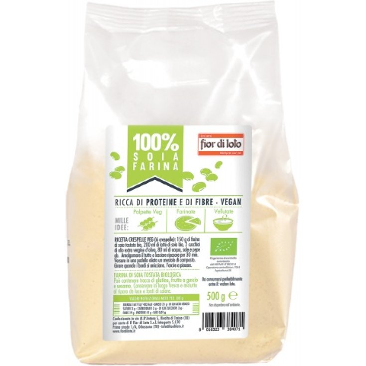 Whole Wheat Flour Of Toasted Soja Bio Fior Di Loto 500g