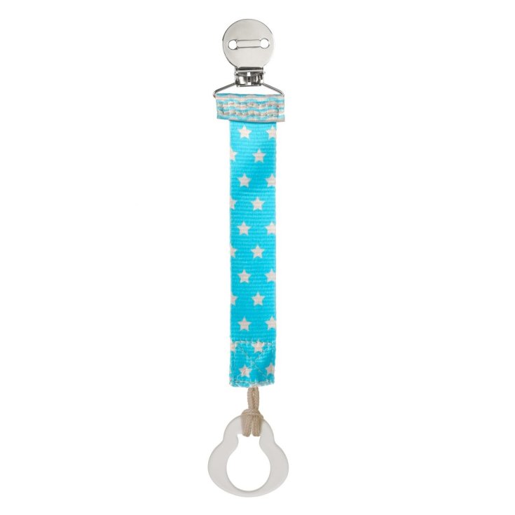 Fashion Clip Light Blue Chicco® soother holder