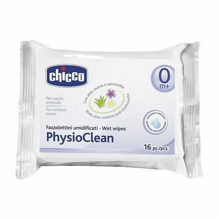 PhysioCean Chicco® Wet Wipes 16 Pieces