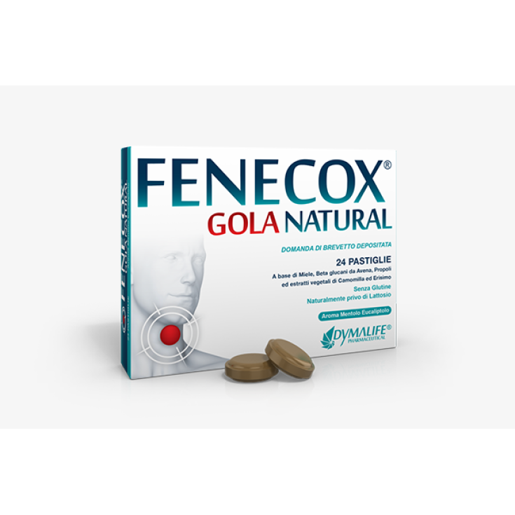Fenecox® Throat Natural Mint And Eucalyptus Dymalife® 36 Tablets