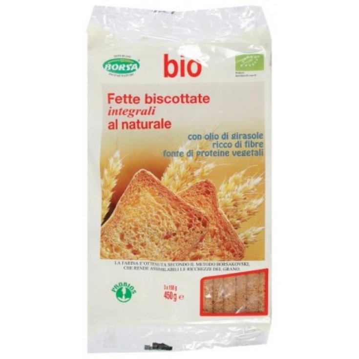 Organic Wholemeal Rusks Probios 450g