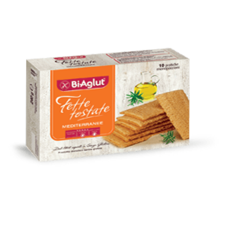 BiAglut® Gluten Free Mediterranean Toasted Slices 10 Single Portions