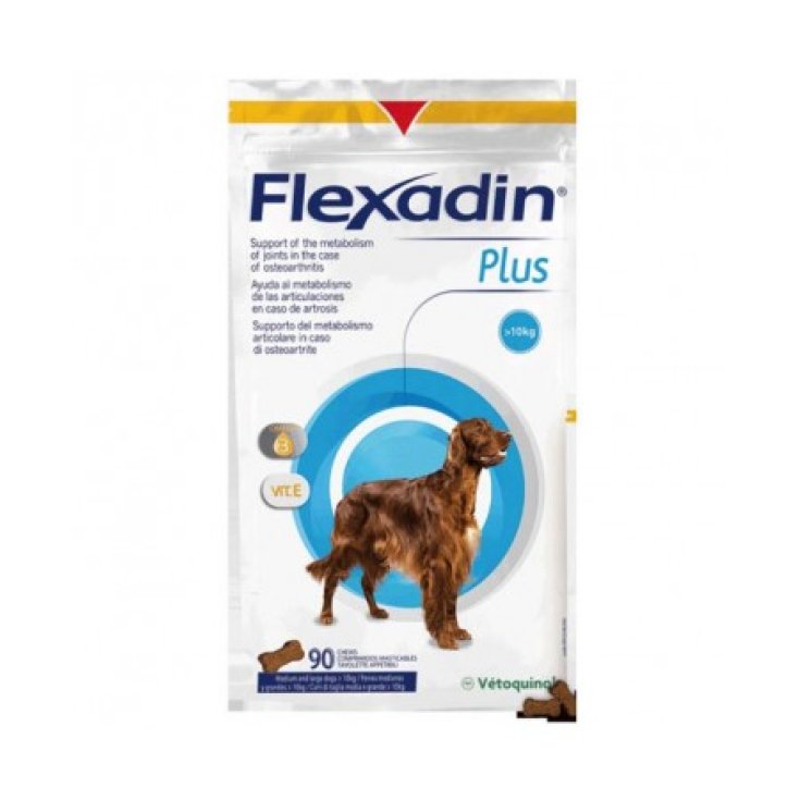 Flexadin® Plus For Medium And Large Dogs Vétoquinol 90 Tablets