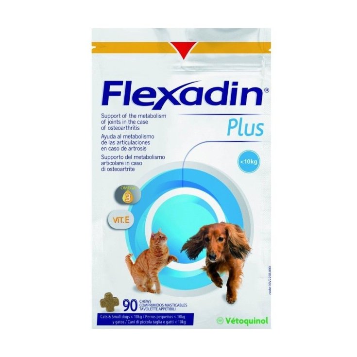 Flexadin® Plus For Small Dogs And Cats Vétoquinol 90 Chewable Tablets
