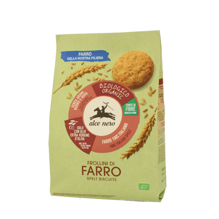 Alce Nero Organic Spelled Shortbread Biscuits 300g