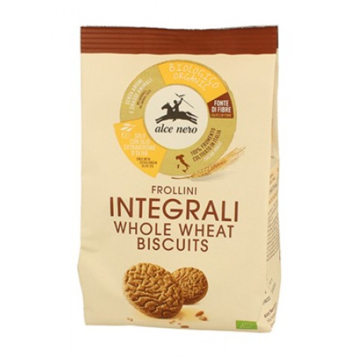 Alce Nero organic wholemeal shortbread biscuits 250g