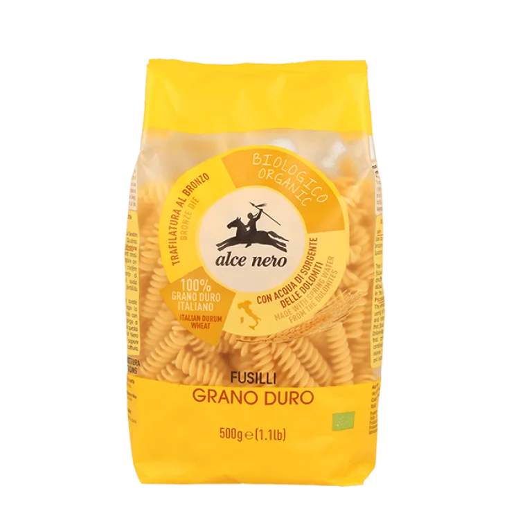 Alce Nero Organic Durum Wheat Fusilli 500g