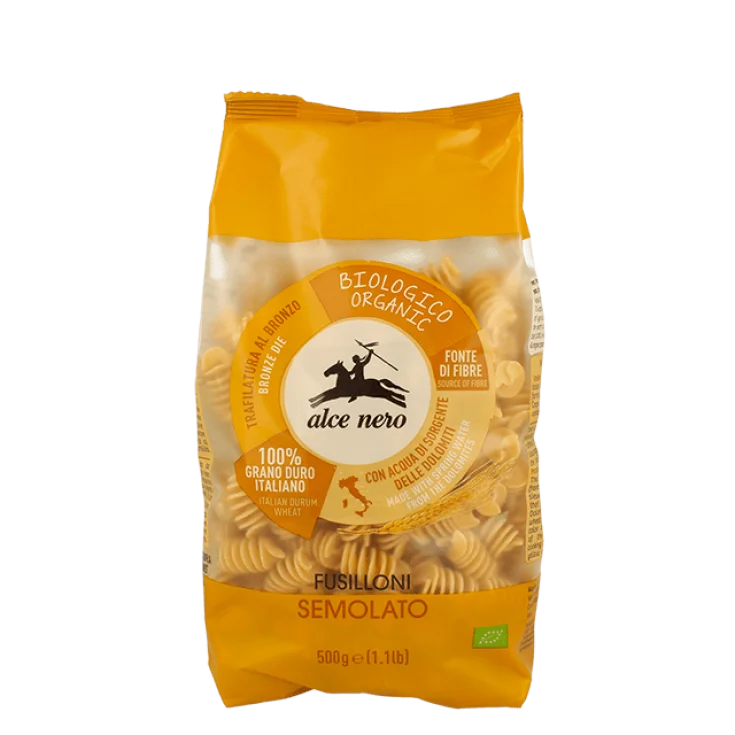Alce Nero Organic Durum Wheat Fusilloni 500g