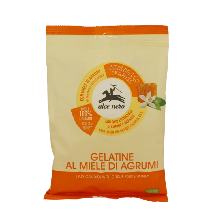 Alce Nero Organic Citrus Honey Jellies 100g
