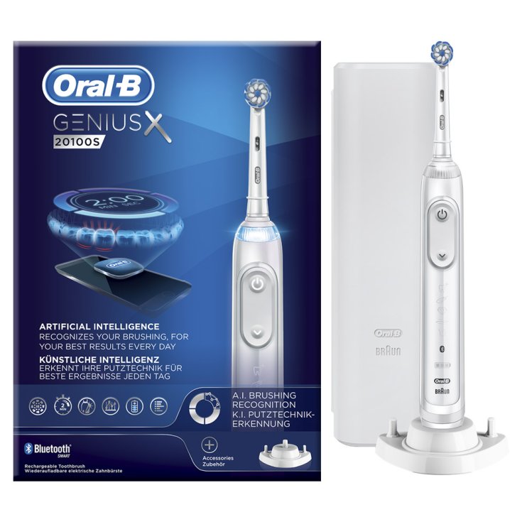 Oral-B® Genius X 20100S White Electric Toothbrush