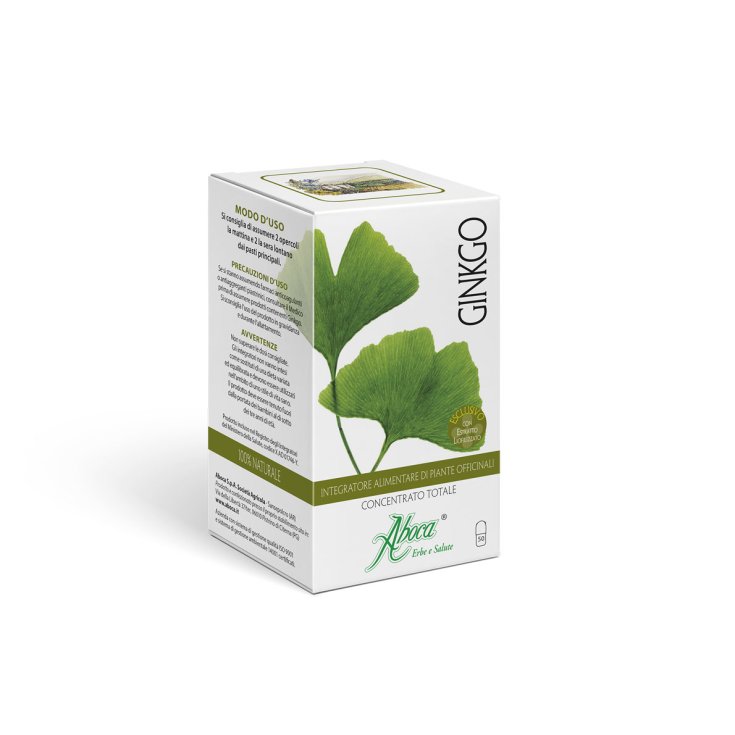 Aboca Total Concentrated Ginkgo 50 Capsules of 500mg