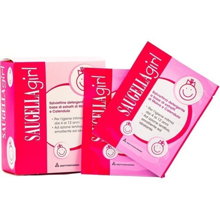 Girl Saugella Cleansing Wipes 10 Sachets