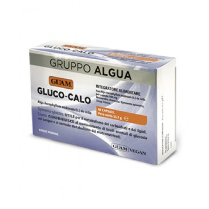 Gluco-Calo Algua Guam Group 60 Tablets