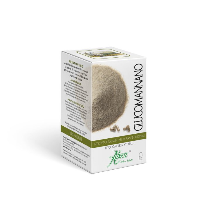 Glucomannan Total Phytocomplex Aboca 50 Capsules of 550mg
