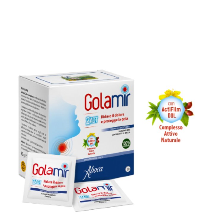 Golamir 2ACT Aboca 20 Orosoluble Tablets