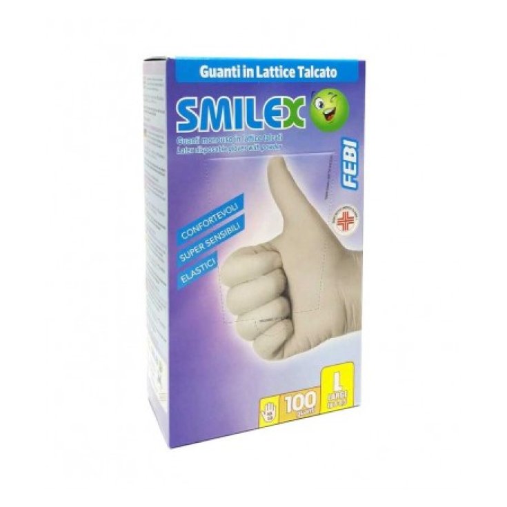 Smilex Febi S Bericah Latex Gloves 100 Pieces