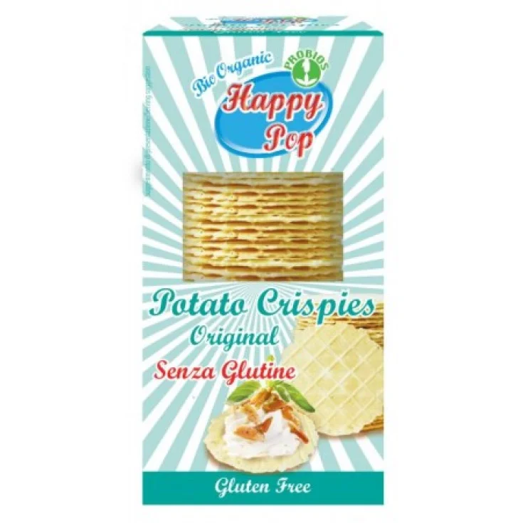 Happy Pop Potato Crispies Original Probios 60g