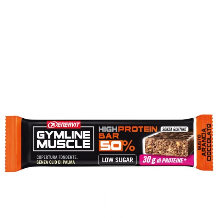 High Protein Bar 50% Orange-Chocolate Enervit Gymline Muscle 60g