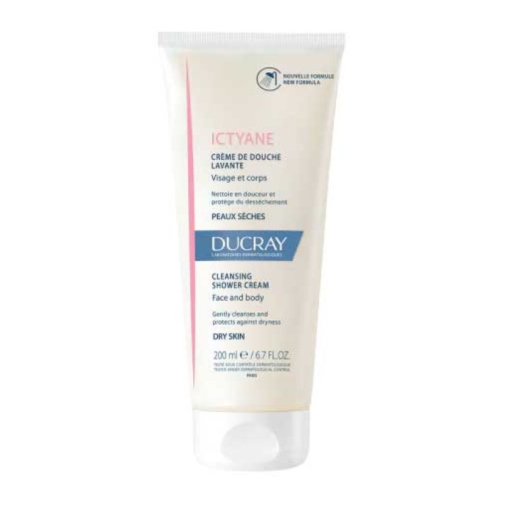Ictyane Ducray Cleansing Shower Cream 200ml