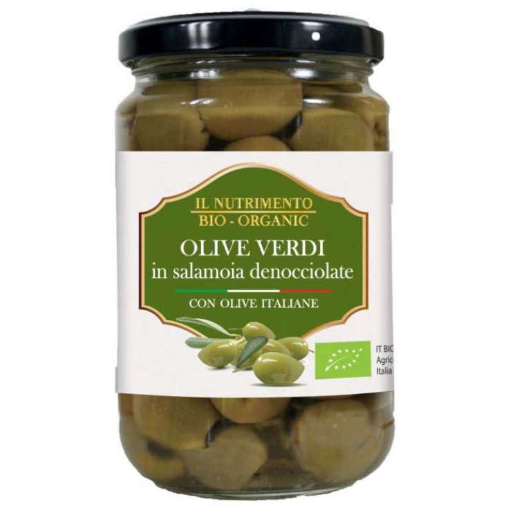 Il Nutrimento Pitted Green Olives In Brine Probios 280g