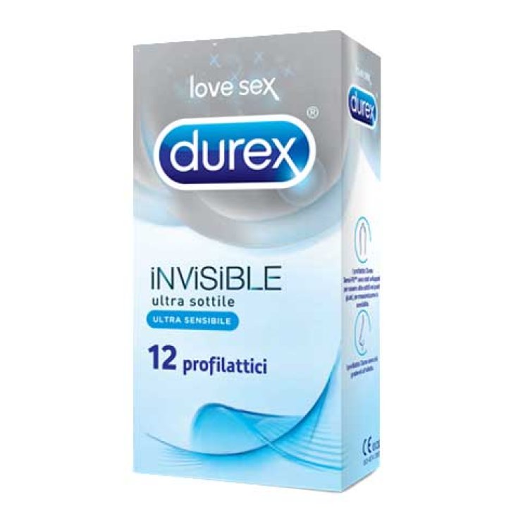 Invisible Durex 12 Condoms