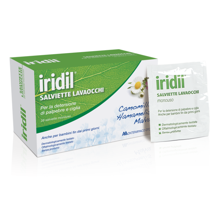 Iridil® MONTEFARMACO Eye Wash Wipes 28 Pieces