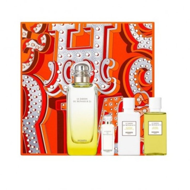 Kit Le Jardin De Monsieur Li Eau De Toilette 100ml + Miniature + Lotion + Shower Gel Hermes XMAS '16