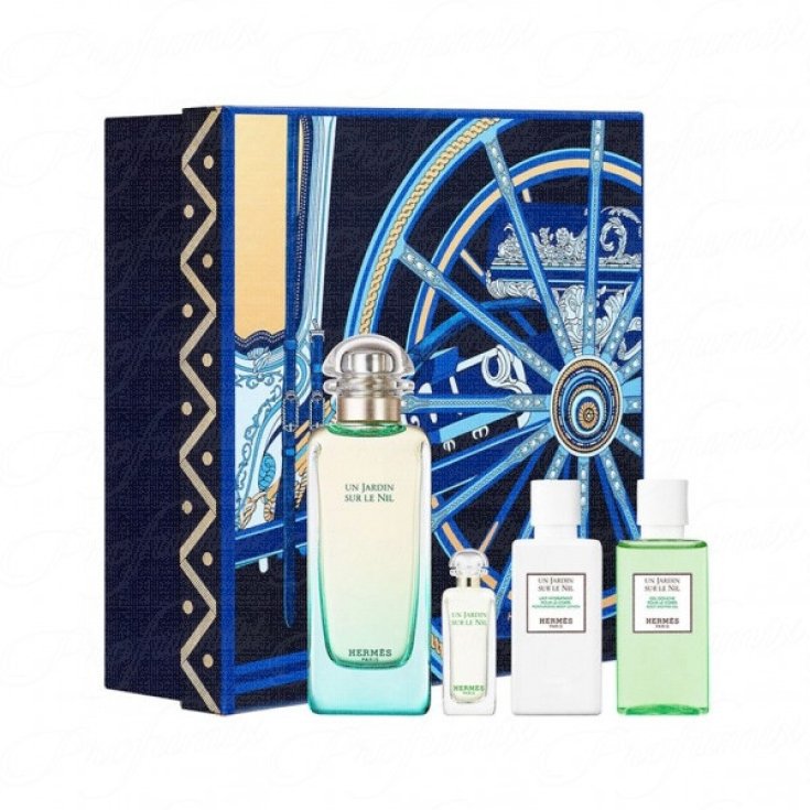 Kit Un Jardin Sur Le Nil Eau De Toilette 100ml + Miniature 7,5ml + Body Lotion 40ml + Shower Gel 40ml Hermes XMAS '15 Kit Un Jardin Sur Le Nil Eau De Toilette 100ml + Miniature 7,5ml + Body Lotion 40ml + Shower Gel 40ml Hermes XMAS '15