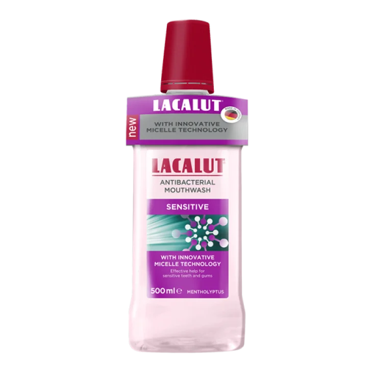 LACALUT Micellar Antibacterial Sensitive Mouthwash 500ml