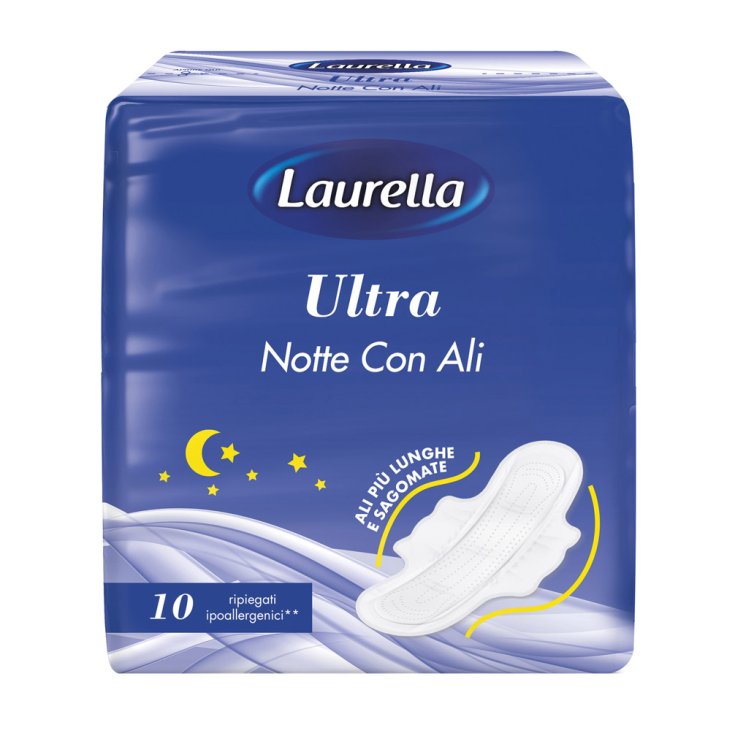 Laurella Ultra Night with Wings - Absorbents 10 Pieces