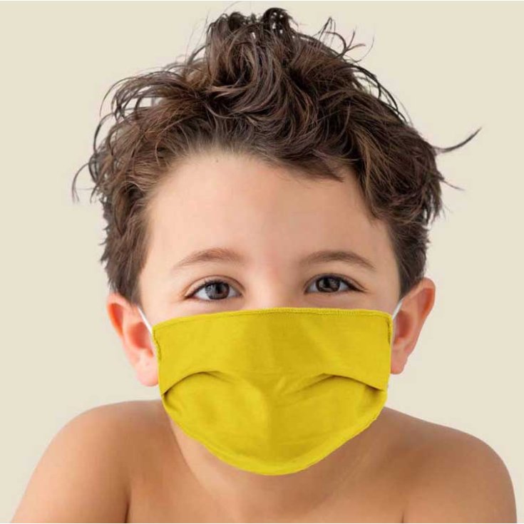 Gold Line Kit 2 Washable Child Masks Paint Yellow Angelo Carillo