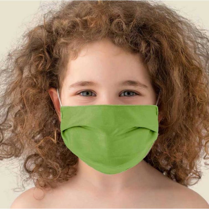 Gold Line Kit 2 Washable Child Masks Paint Green Angelo Carillo