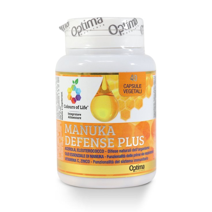 Manuka Defense Plus Colors Of Life® Optima Naturals 40 Capsules 495 mg