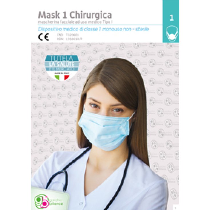 Surgical Mask 1 Type I Bianca Gardhen Scales 50 Pieces