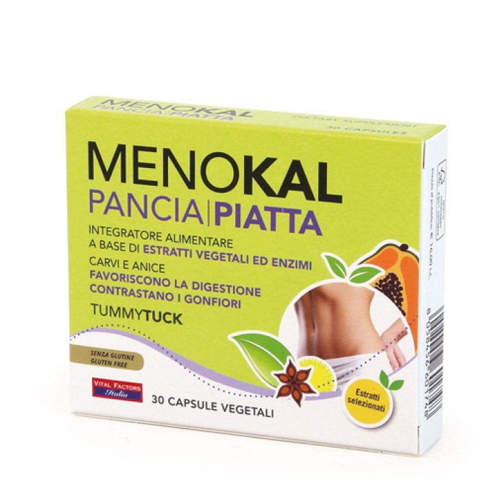 Menokal Flat Belly Vital Factors 30 Capsules