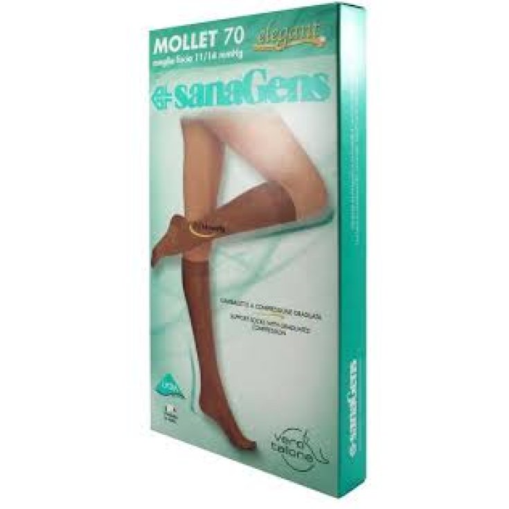 Mollet 70 Sanagens® knee-highs Color Playa Size 5