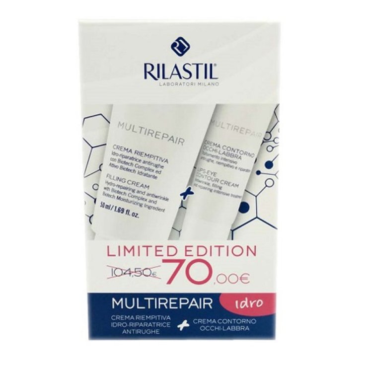 Multirepair Hydro-Repairing Cream 50ml + Eye-Lip Contour Cream 15ml Rilastil®