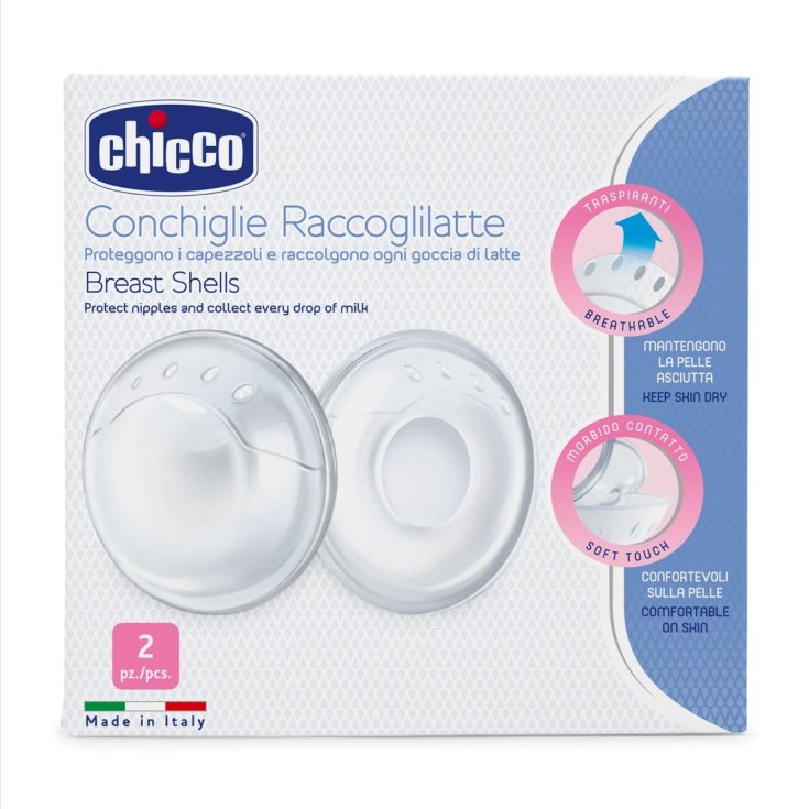 Natural Feeling Shells Chicco® Milk Collector 2 Pieces