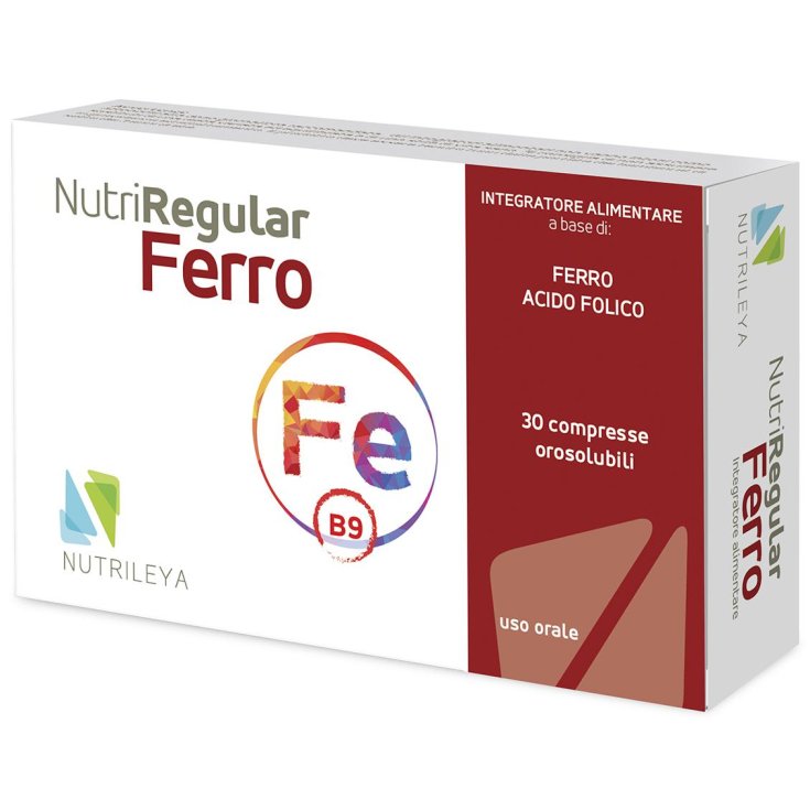 NutriRegular Iron NUTRILEYA 30 Orosuluble Tablets