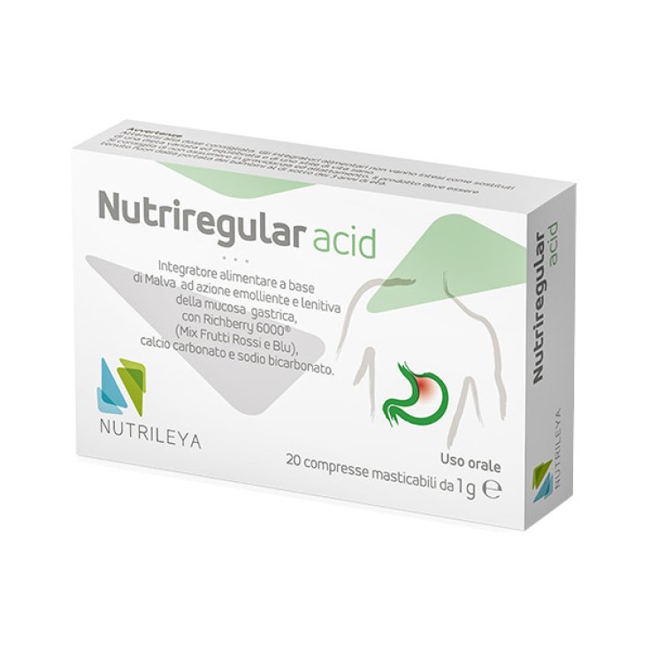 Nutriregular Acid Nutrileya 20 Chewable Tablets